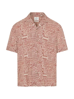 Foto van product Funky Buddha Overhemd lichtbeige / roestbruin