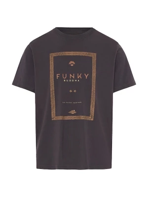 Foto van product Funky Buddha Shirt chocoladebruin / ombergrijs / mokka / lichtgeel