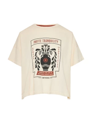 Foto van product Funky Buddha Shirt crème / roestrood / zwart