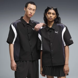 Foto van product FUTURE.PUMA.ARCHIVE Boxy Motoshirt Uniseks, Zwart