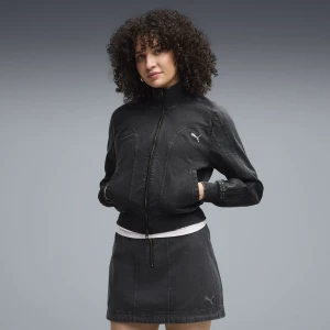 Foto van product FUTURE.PUMA.ARCHIVE kort jack van gewassen keperstof voor Dames, Zwart