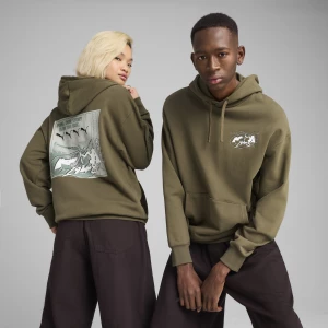 Foto van product FUTURE.PUMA.ARCHIVE relaxte hoodie met print uniseks, Groen