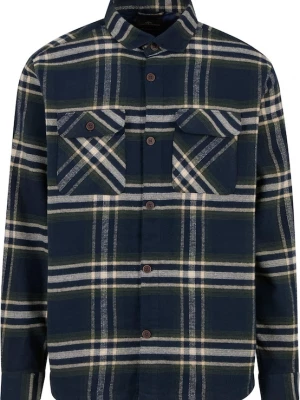 Foto van product FYNCH-HATTON Overhemd beige / navy / donkergroen