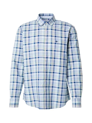 Foto van product FYNCH-HATTON Overhemd navy / lichtblauw / grasgroen