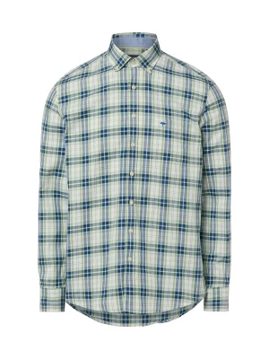 Foto van product FYNCH-HATTON Overhemd navy / lichtblauw / groen / wit