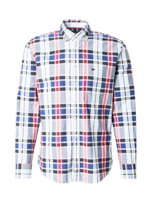 Foto van product FYNCH-HATTON Overhemd navy / rood / wit