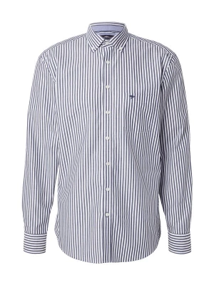 Foto van product FYNCH-HATTON Overhemd navy / wit