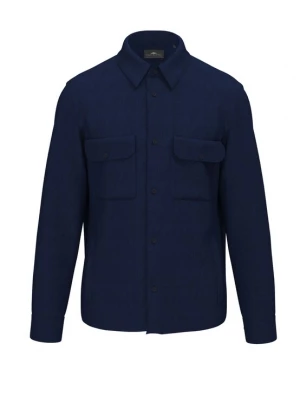 Foto van product FYNCH-HATTON Overhemd navy / wit