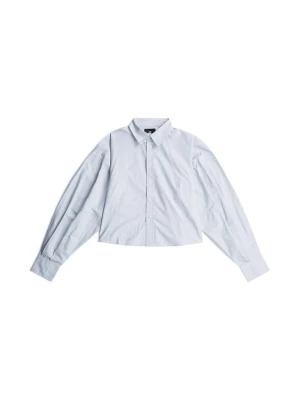 Foto van product G-STAR Blouse pastelblauw / wit