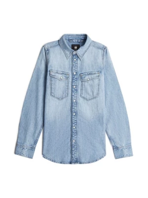 Foto van product G-STAR Blouse 'Slim Western' blauw denim