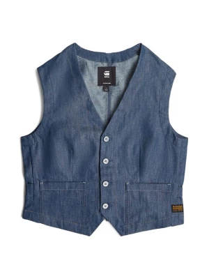 Foto van product G-STAR Gilet blauw denim