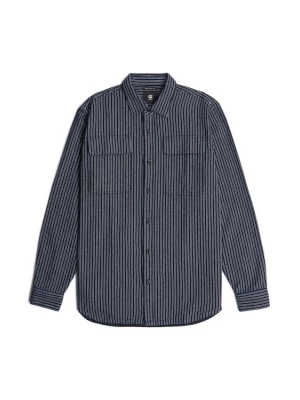 Foto van product G-STAR Overhemd navy / wit