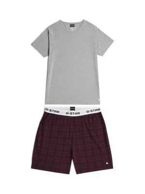 Foto van product G-STAR Pyjama kort grijs / bourgogne