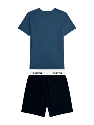 Foto van product G-STAR Pyjama kort 'Slate' blauw / zwart