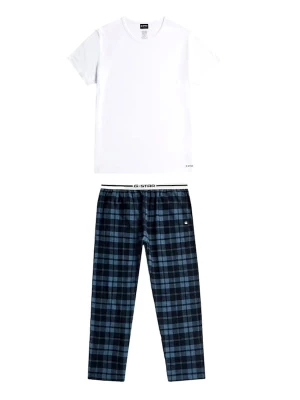 Foto van product G-STAR Pyjama lang blauw / donkerblauw / wit