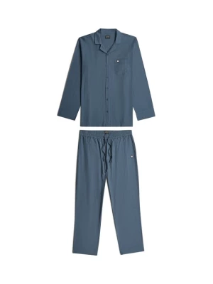 Foto van product G-STAR Pyjama lang 'Tee and Pant Pyjamas Set' donkerblauw