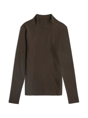 Foto van product G-STAR Shirt 'A Line Slim Rib Mock' bruin