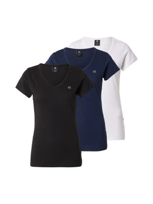Foto van product G-STAR Shirt donkerblauw / zwart / wit
