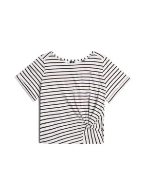 Foto van product G-STAR Shirt donkerbruin / wit