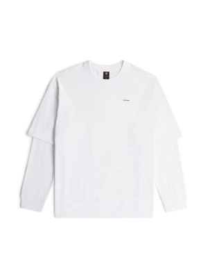 Foto van product G-STAR Shirt 'Double Sleeve Loose' wit