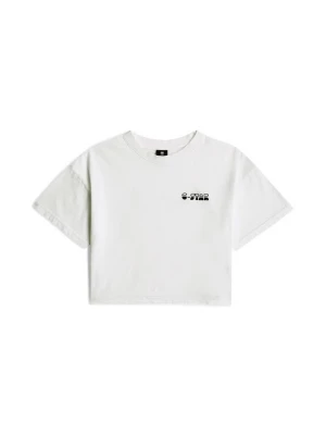 Foto van product G-STAR Shirt 'Girls Cropped Relaxed T-Shirt' wit