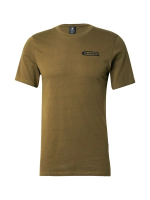Foto van product G-STAR Shirt 'Old Skool' olijfgroen / zwart
