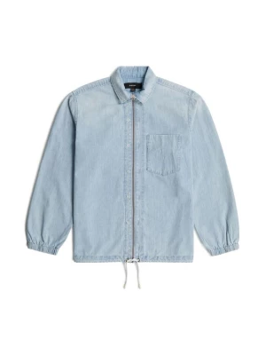 Foto van product G-STAR Shirt 'Relaxed Zip Shirt' blauw denim