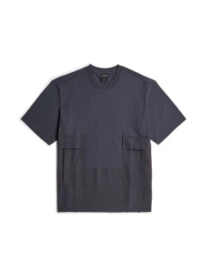 Foto van product G-STAR Shirt 'Utility Fabric Mix T-Shirt' petrol