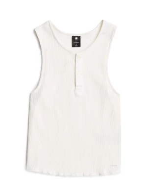 Foto van product G-STAR Top 'Slim Henley Tank T-Shirt' wit