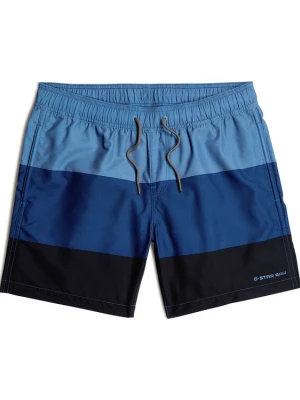 Foto van product G-STAR Zwemshorts 'Dirik Color Block Swimshort' blauw / marine / royal blue / koningsblauw