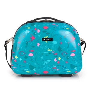 Foto van product Gabol Make up tas lichtblauw / neonroze