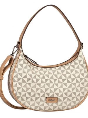 Foto van product GABOR Schoudertas 'Barina' camel / chocoladebruin / wolwit
