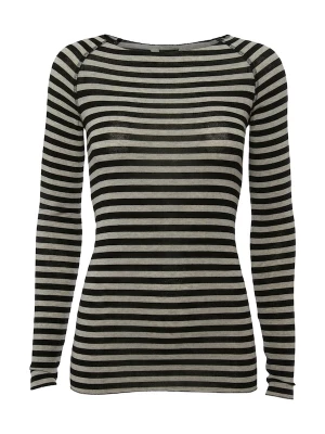 Foto van product Gai+Lisva Shirt 'Amalie Stripe' grijs / zwart