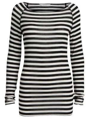 Foto van product Gai+Lisva Shirt 'Amalie Stripe' zwart / offwhite