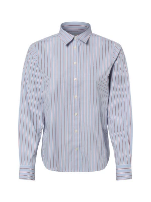 Foto van product GANT Blouse lichtblauw / wijnrood / wit