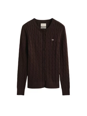 Foto van product GANT Gebreid vest donkerbruin