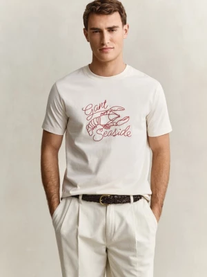 Foto van product GANT Shirt ecru / rood