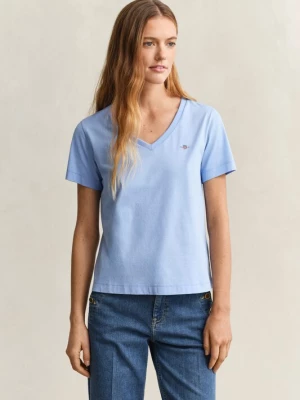 Foto van product GANT Shirt lichtblauw / lichtgrijs / donkerrood / wit