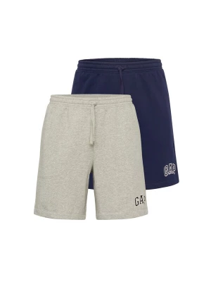Foto van product GAP Broek navy / grijs gemêleerd / wit