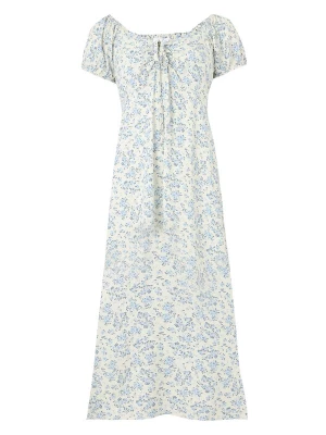 Foto van product GAP Jurk lichtbeige / enziaan / pastelblauw