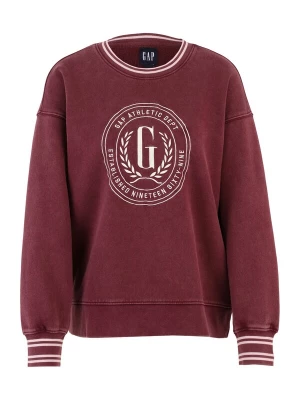 Foto van product Gap Petite Sweatshirt wijnrood / wit