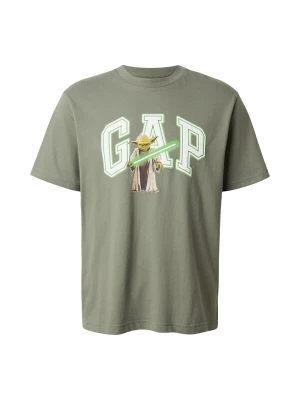 Foto van product GAP Shirt 'YODA' kaki / kiwi / lichtgroen / wit