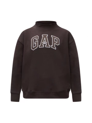 Foto van product GAP Sweatshirt chocoladebruin / wit