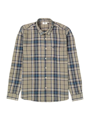 Foto van product GARCIA Overhemd navy / bruin / offwhite