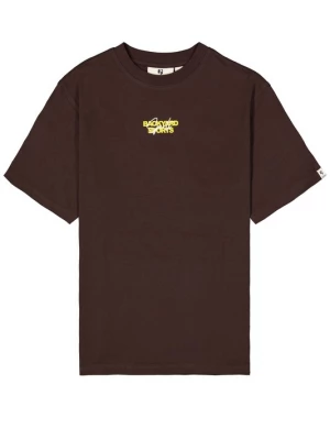 Foto van product GARCIA Shirt chocoladebruin / geel / wit