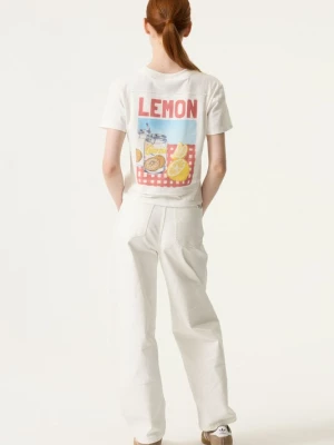 Foto van product GARCIA Shirt lichtblauw / citroengeel / lichtrood / wit