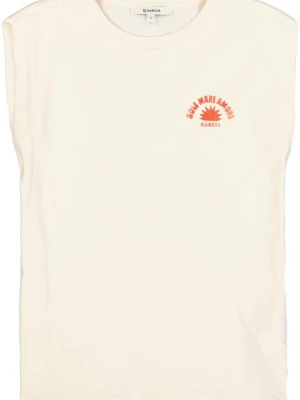 Foto van product GARCIA Shirt oranjerood / wit