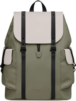 Foto van product Gaston Luga Rugzak 'Spläsh Utility' crème / olijfgroen / zwart