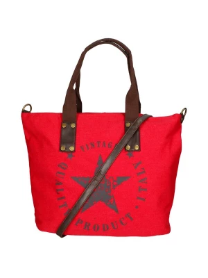 Foto van product Gave Lux Handtas navy / donkerbruin / rood