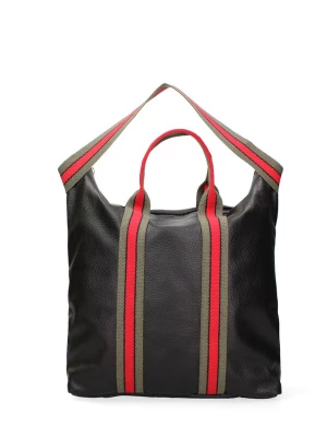 Foto van product Gave Lux Shopper kaki / rood / zwart